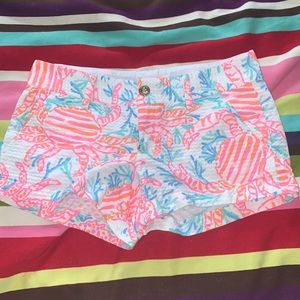 Lilly Pulitzer The Walsh Shorts- Cute Crab Pattern